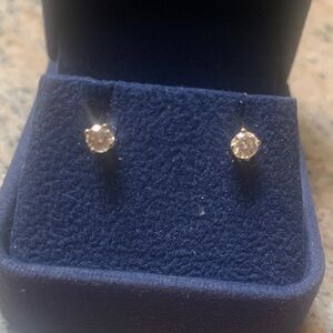 Spence Diamond 0.50ct Elegant 14K White Gold Stud Earrings